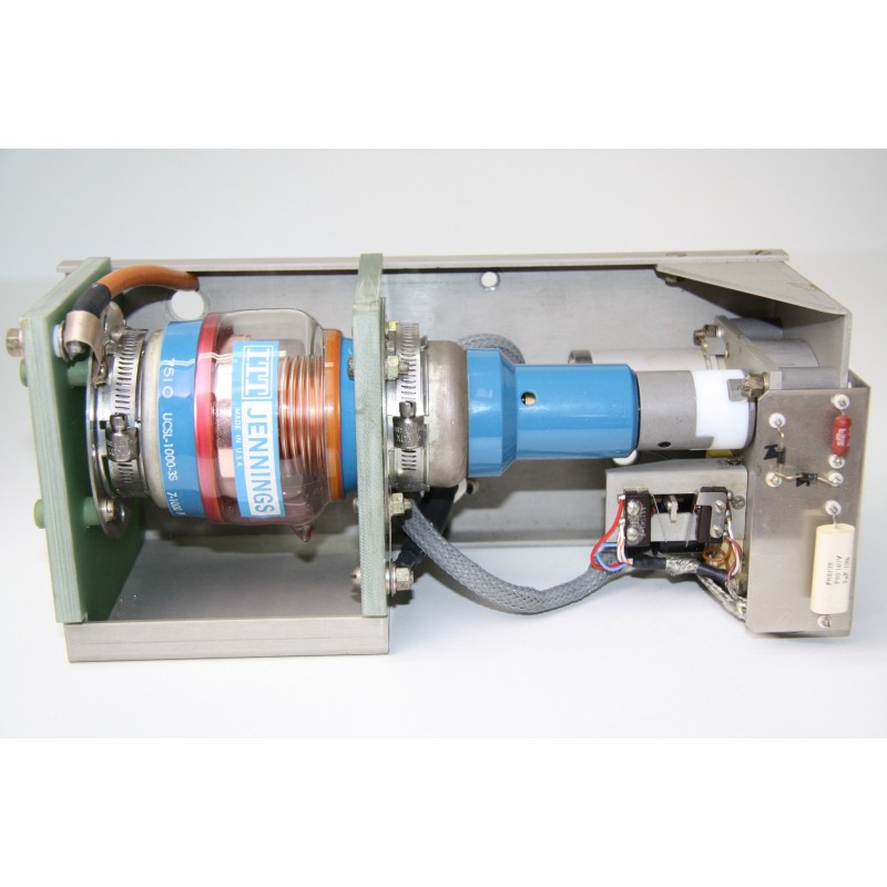 Drehkondensator vacuüm 7-1000 pF / 3 kV (6 kV peak)